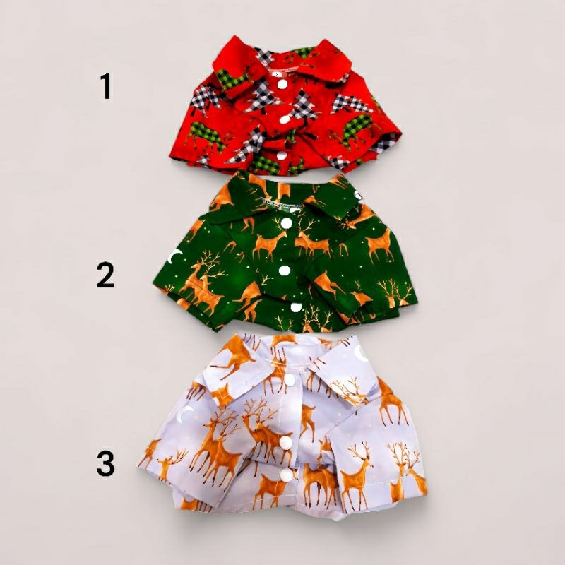 BAJU ANJING BAJU NATAL ANJING