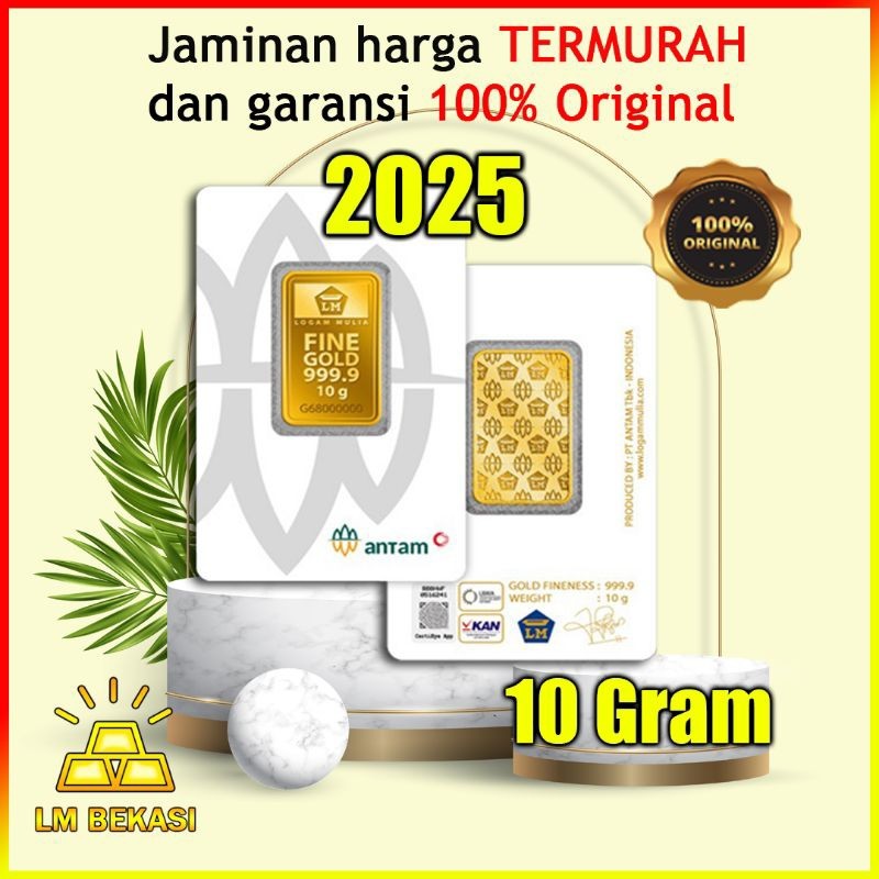 LM EMAS ANTAM 10 GRAM, LOGAM MULIA TERBARU