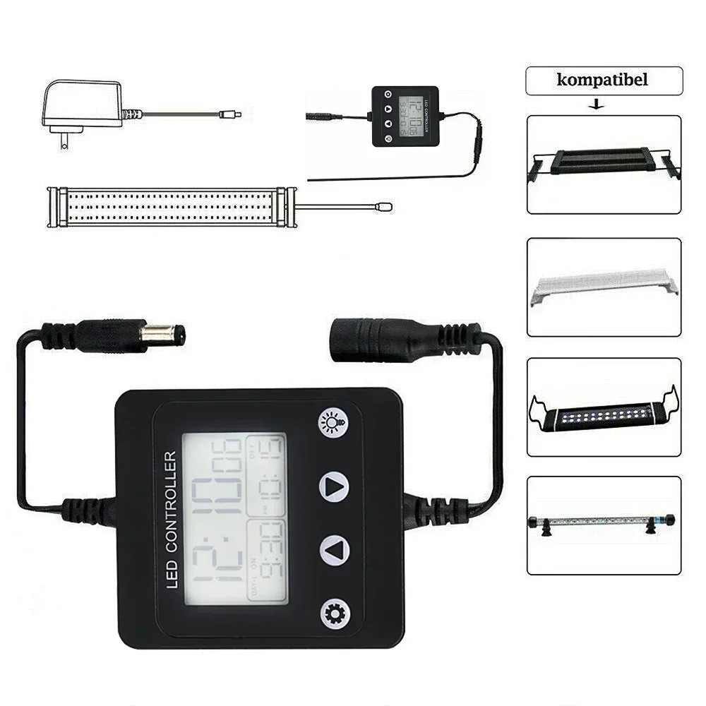 Aquarium Dimming System Fish Tank Led Light Timer Full Spectrum Lighting Dimmer Controller