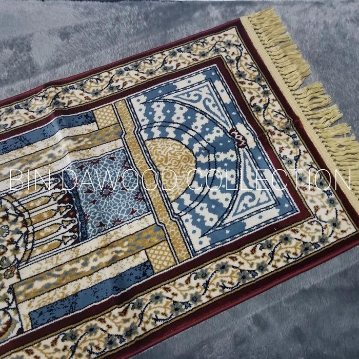 sajadah Kano rawdah super quality ukuran 70 x 110 cm
