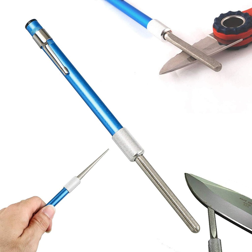 

Alat GoldenLi Tongkat Pengasah Pisau Diamond Knife Sharpener - 4H56 Potong