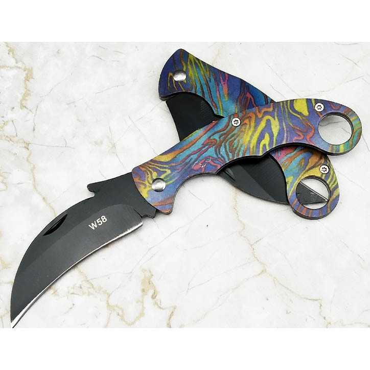 

Alat Hui Xuan Zi Pisau Karambit Folding Eagle Collector Hunting Knife 165mm - W58 Potong
