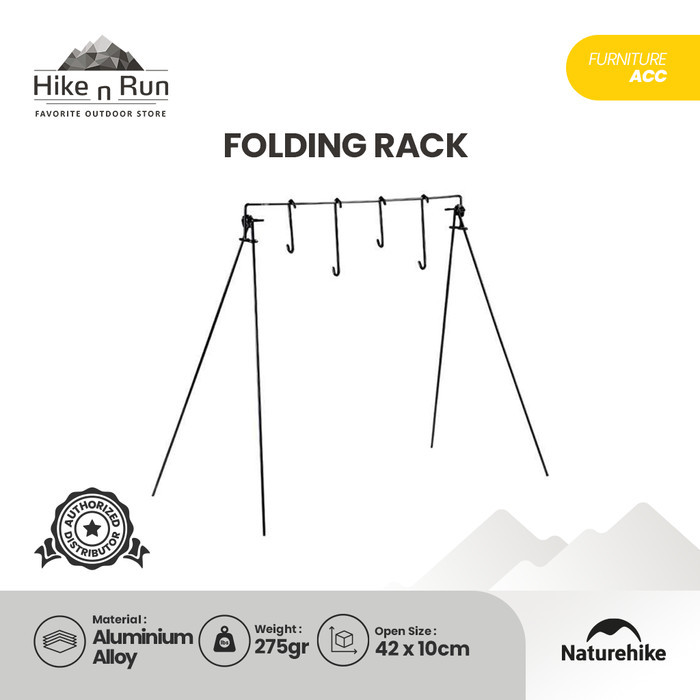 Rak Gantung Portable Naturehike Nh20Jj109 Pole Storage Rack