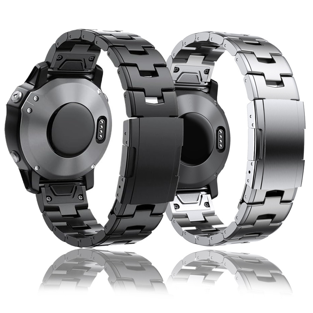 IMPORT Titanium Alloy Band for Garmin Fenix 8 E 7 7X Pro 22mm 26mm QuickFit Watch Strap Enduro 3 2
