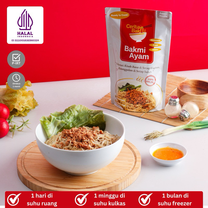 

Desyallshop Bakmi Ayam (Halal) - Cerita Bakmi - Frozen To Cook