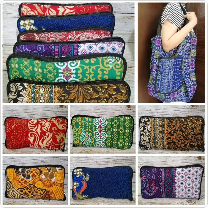 PREMIUM TAS BELANJA LIPAT TAS BATIK SETING KANTONG BELANJA LIPAT SHOPPING BAG
