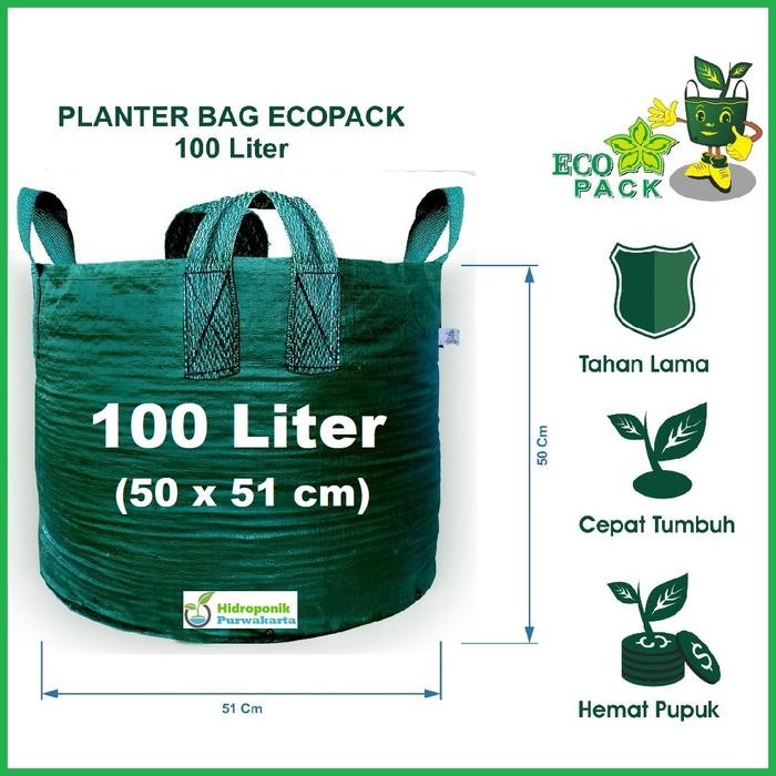PREMIUM Polybag Polibag Planter Bag Eco Pack 100 Liter Pot Kantong