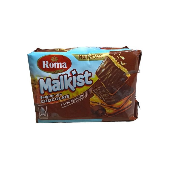 

[ 6 Pcs ]Roma Malkist Crackers - Coklat - Abon - Keju Manis 95 Gram Cookies Food Camilan Snack