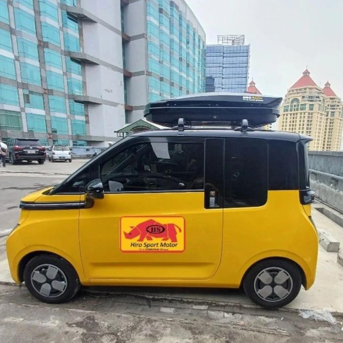 Limited Paket Roof Box Slim Wuling Air Ev + Cross Bar