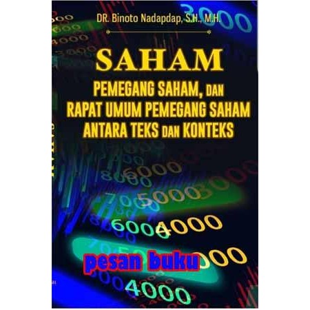

PROMO BUKU SAHAM PEMEGANG SAHAM DAN RAPAT UMUM PEMEGANG SAHAM ANTARA TEKS READY