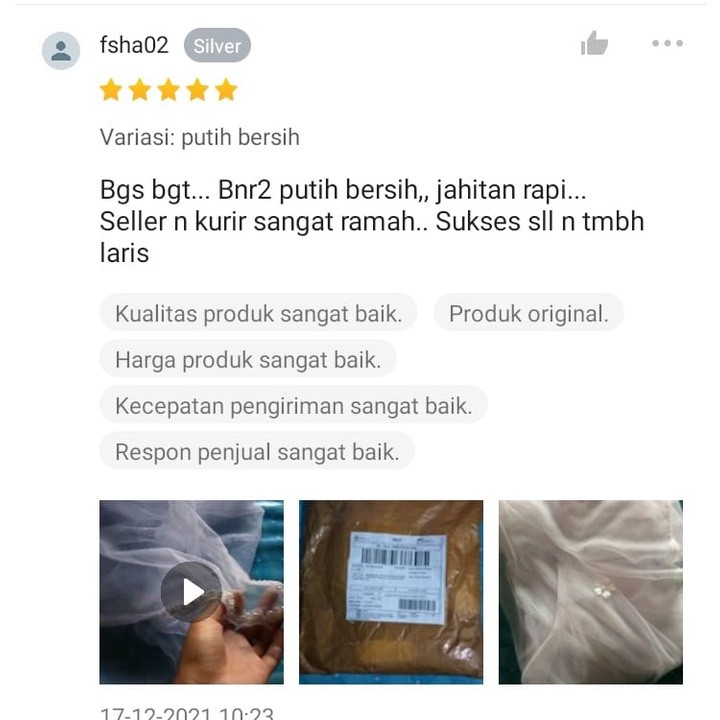 [panjang 2m putih bersih] Kerudung Pengantin Mutiara / Slayer Pengantin / Veil Weding / Slayer
