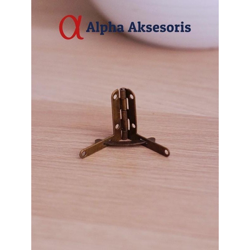 PREMIUM Engsel L kecil mini siku sudut engsel tanam engsel kuadran untuk kotak jam tangan perhiasan