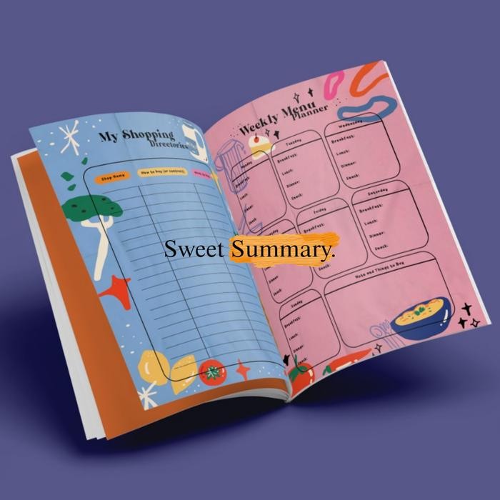 

Cooking Journal Recipe Journal Jurnal Buku Resep Sweet Summary #Gratisongkir
