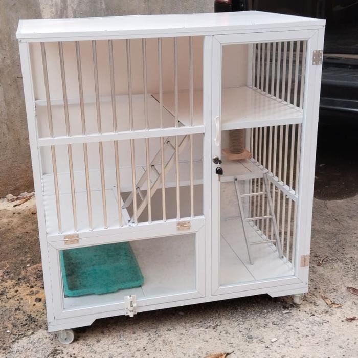 kandang kucing alumunium 1 jumbo