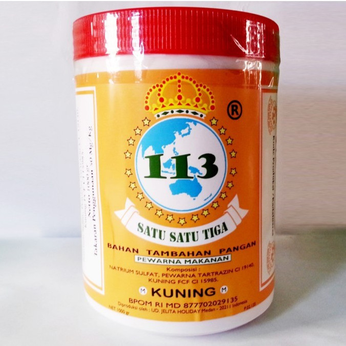 

Pewarna Maanan Uning Jeru Food Colng Yellow 1000 Gr