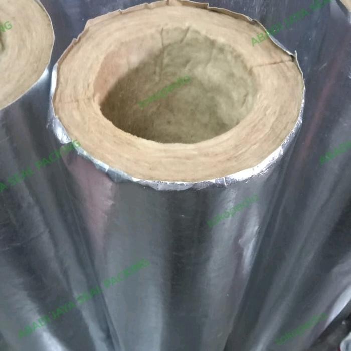 pipa rockwool lapis aluminium 8"25mm100cm