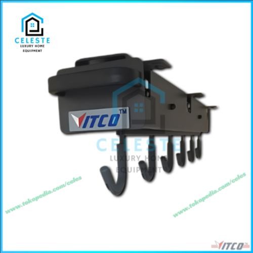 Best Seller Vitco Pan Hanger / Rak Gantungan Panci Dan Wajan / Rak Gantungan Tarik Dan Dorong