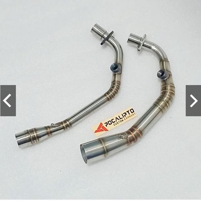 Header leheran Knalpot Vespa Matic Sprint Primavera Iget 125 / 150cc