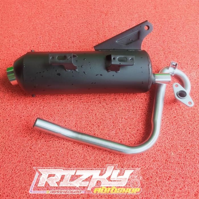 knalpot Zrc Genio Beat deluxe 2020 Copy CMS leher stenlis