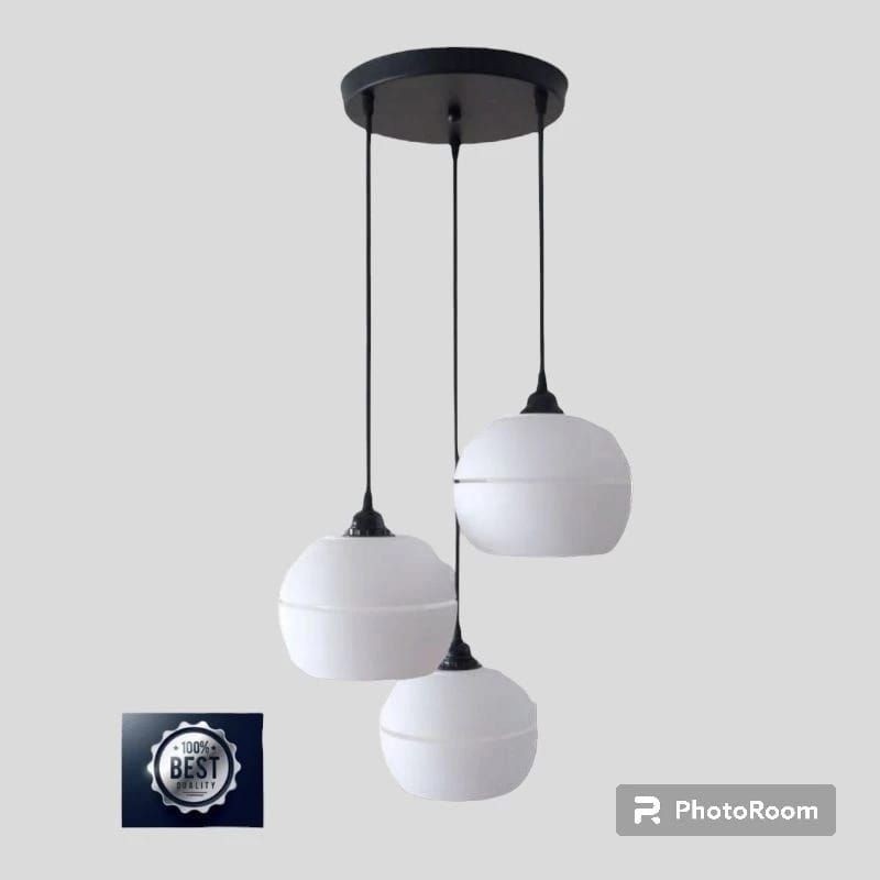 LAMPU HIAS BOLA LAMPU GANTUNG MINIMALIS PVC