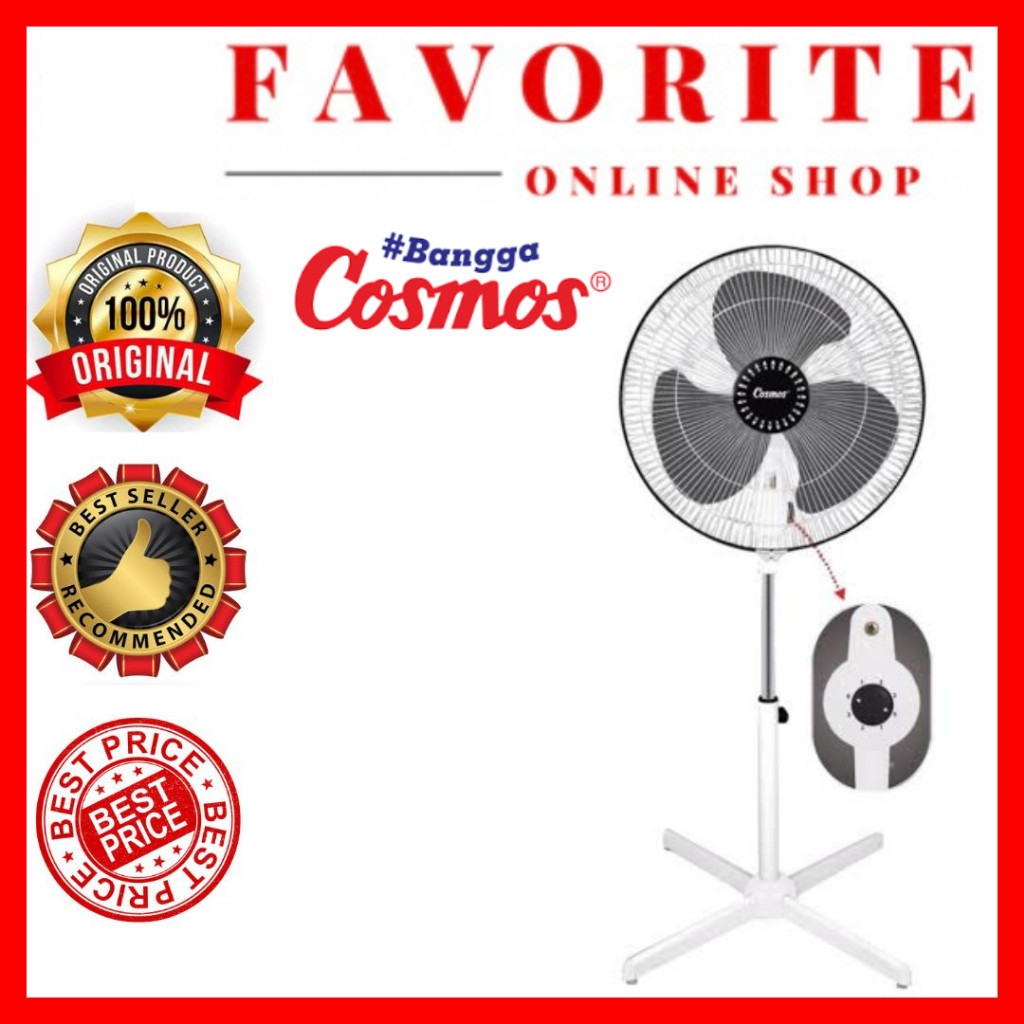 KIPAS ANGIN COSMOS 16 SDB ORIGINAL STAND FAN COSMOS 16SDB 16-SDB KIPAS ANGIN BERIDIRI COSMOS SDB