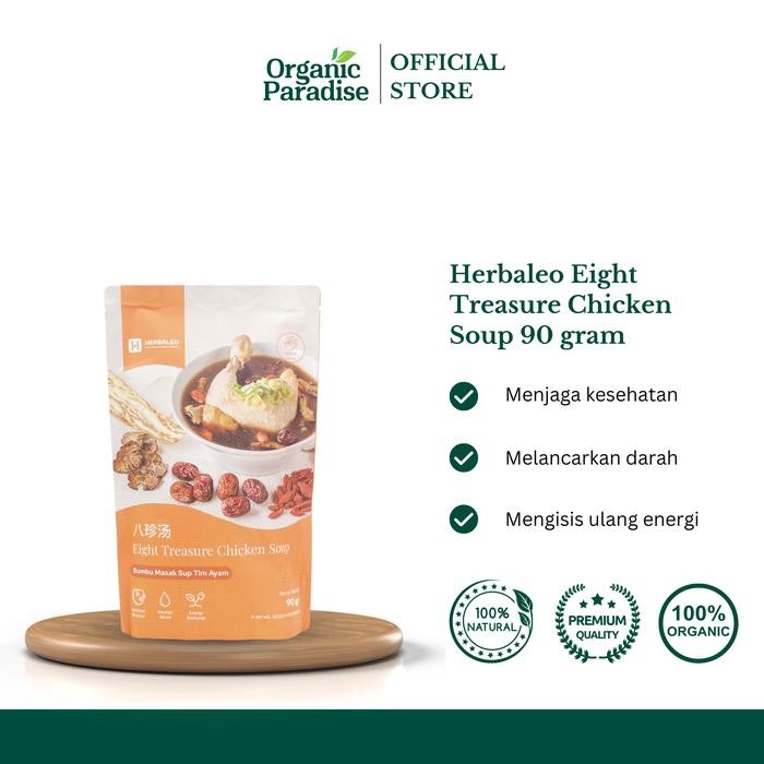 

Sale terbaru Herbaleo Eight Treasure Chicken Soup 90 gram Ready