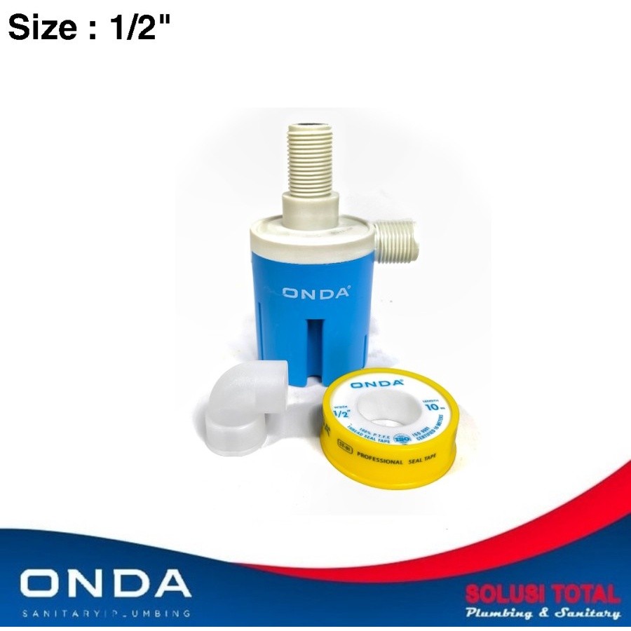 Stop Kran Otomatis Vertical 1/2 Inch Pelampung Otomatis 1/2" Onda