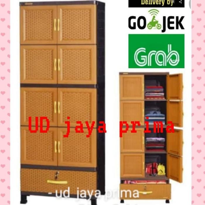 lemari plastik napolly CRS-MU 48D