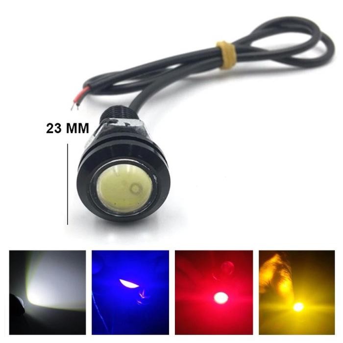 ASLI Aksess Lampu LED Baut Mata Kucing Variasi Plat Nomer Motor Mobil READY STOCK