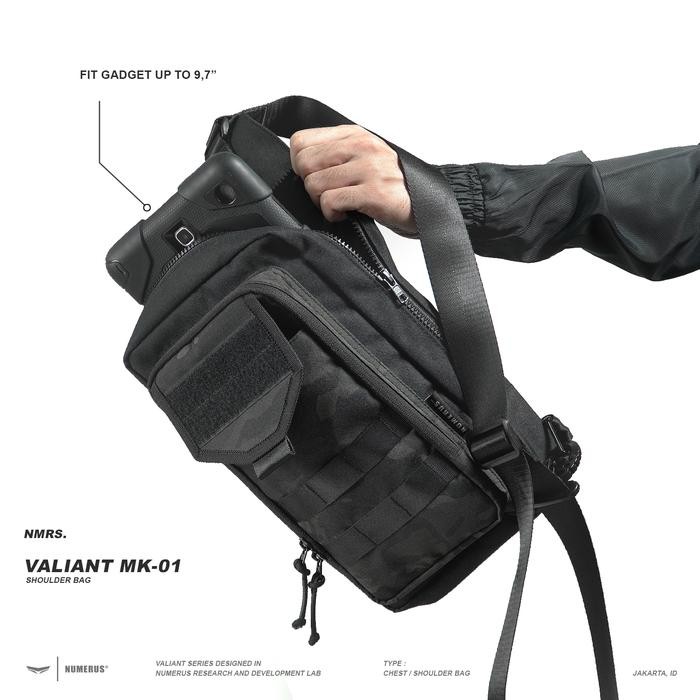ASLI Valiant shoulder bag MK l - sling bag - waistbag - tactical - techwear - water resist - numerus