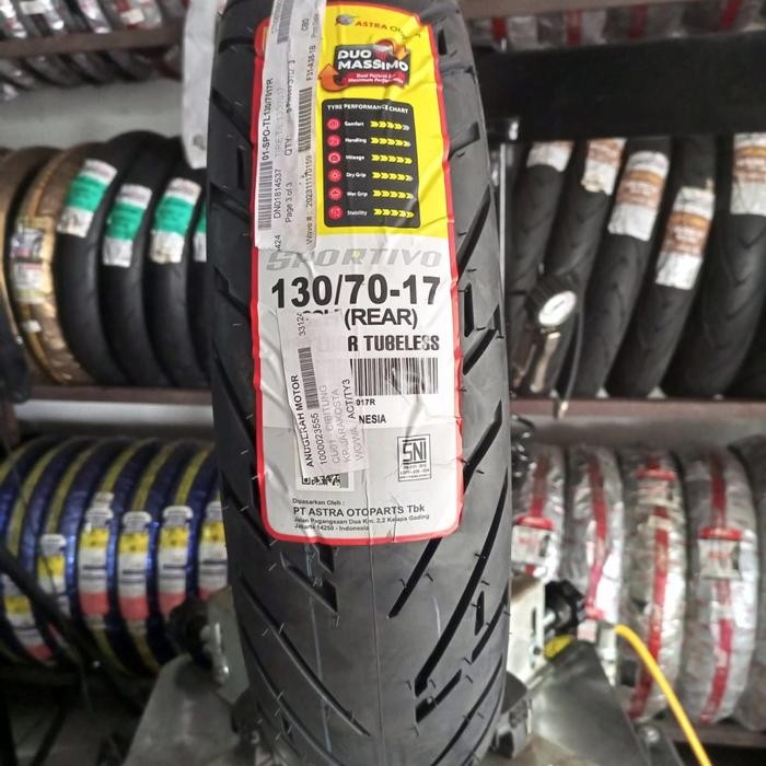 BAN LUAR ASPIRA SPORTIVE PREMIO 130/70-17 TUBELESS