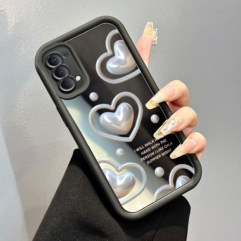 Casing Hp OPPO Reno 4 4G Reno4 Reno 4 5G A94 F19 Pro Reno 5F Reno 5 Lite Case Softcase Kesing Cinta 