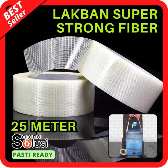

Lakban Super Kuat Strong Grid Fiber Tape untuk Packing Berat
