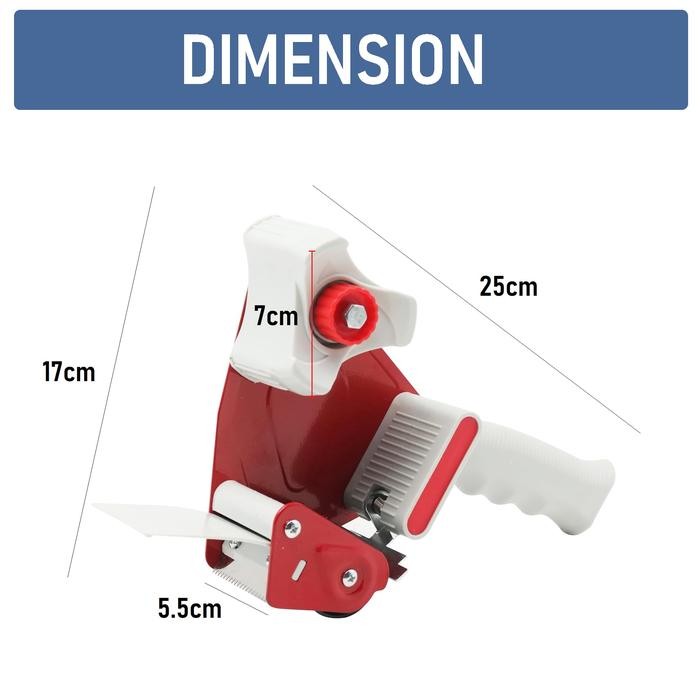 

Tape Dispenser Gagang / Alat Pemotong Lakban / Tape Cutter P001 Origin