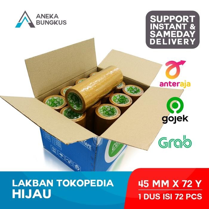 

Lakban Bening / Isolasi Lakban Bening Murah 45mm x 90y Per Dus