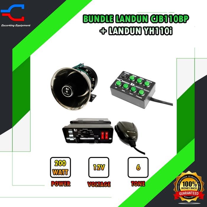 [BUNDLE] Sirine Landun CJB110BP + Landun YH110i