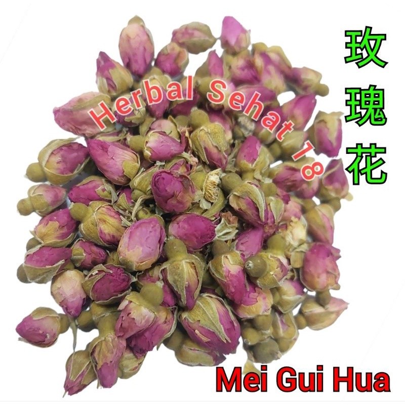 

Mei Gui Hua Rose Bud Tea - Teh Mawar Kering - Kuncup Bunga Mawar PREMIUM