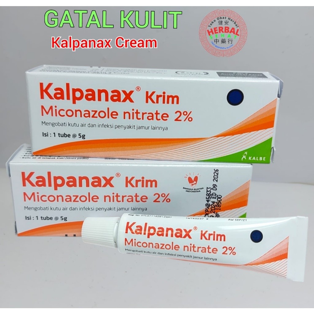 

Kalpanax Krim 5 Gr / Kadas / Kurap / Kutu Air / Jamur / Panu PREMIUM
