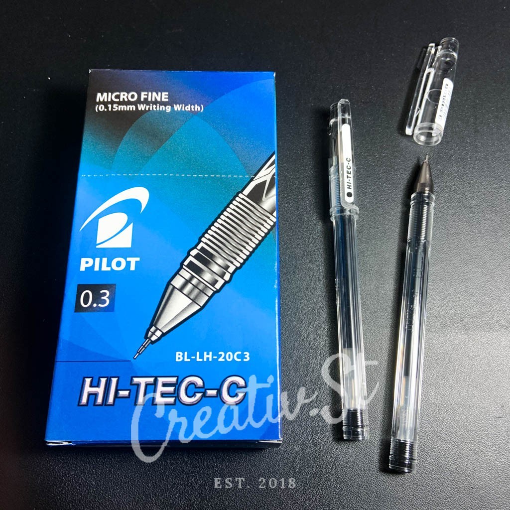 

Pilot Hitec Bolpen Gel Hitech 0.3 Mm Pena Pulpen Tinta Hitam Warna