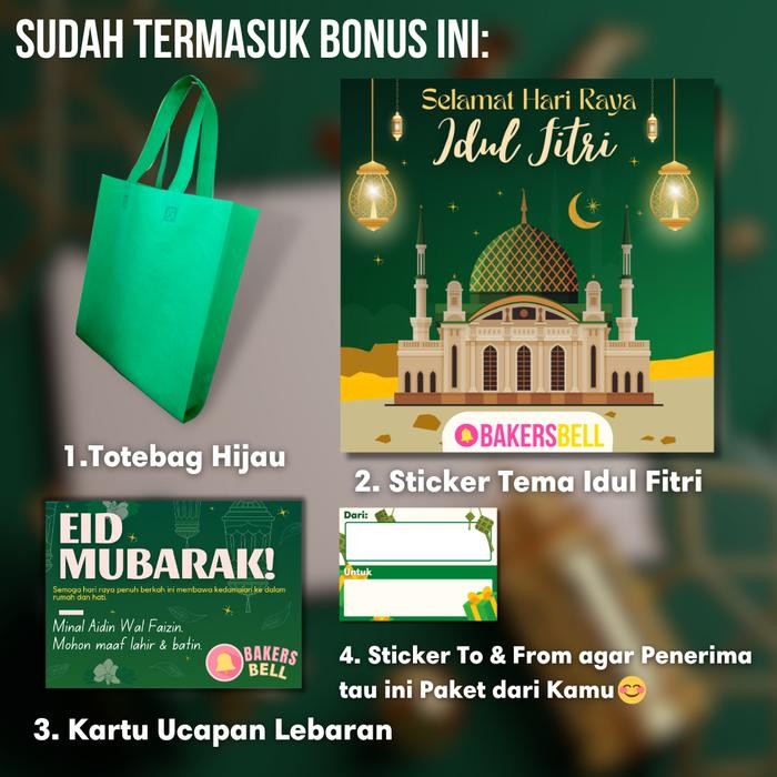 

YOUBBYSHOP HAMPERS LEBARAN / RAMADHAN - PAKET KUE DELUXE BUNDLE BAKERSBELL