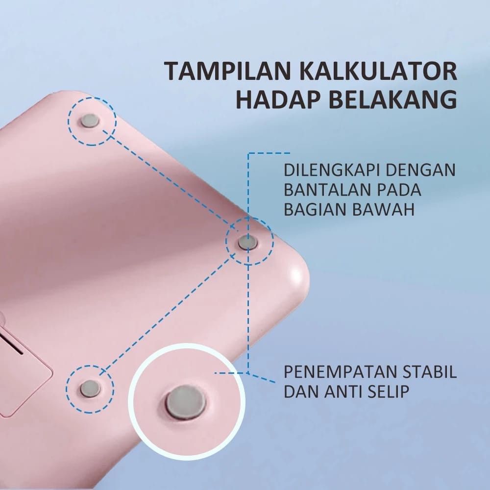 

Kalkulator Kincizen KC-2034 Alat Bantu Hitung Pastel Tombol Fancy Aesthetic Calculator