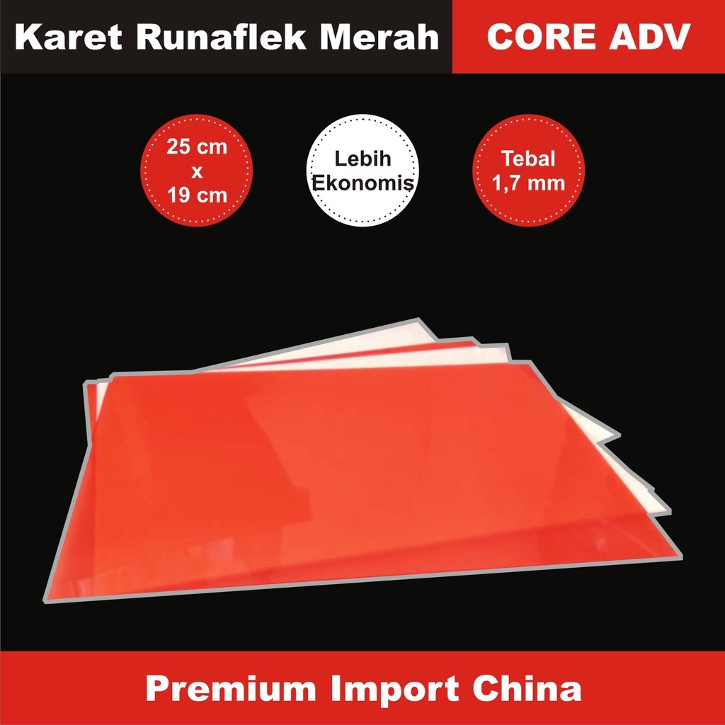 

Karet Stempel Runaflek Merah