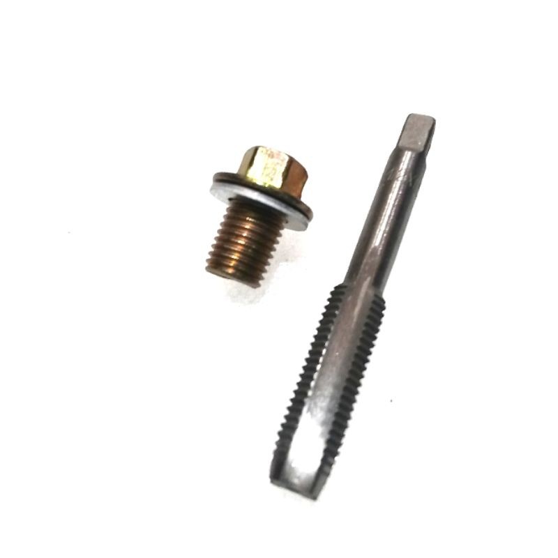 TAP BAUT OLI OVERSIZE MOTOR SET BAUT 19 KUNCI 17 SET RING ALUMUNIUM BISA JUGA UNTUK BAUT OLI