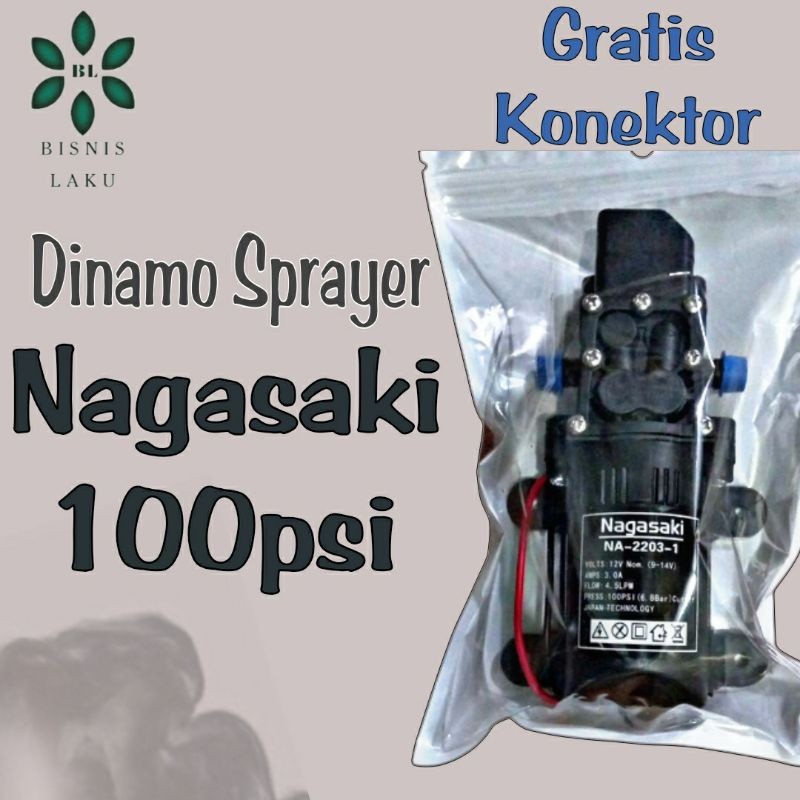 [Gratis Konektor] Dinamo Pompa Air NAGASAKI 100 PSI Jet Cleaner Steam Jet/ Dinamo NAGASAKI Original/