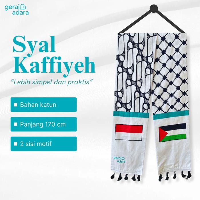 Adara Syal Palestina Batik Katun