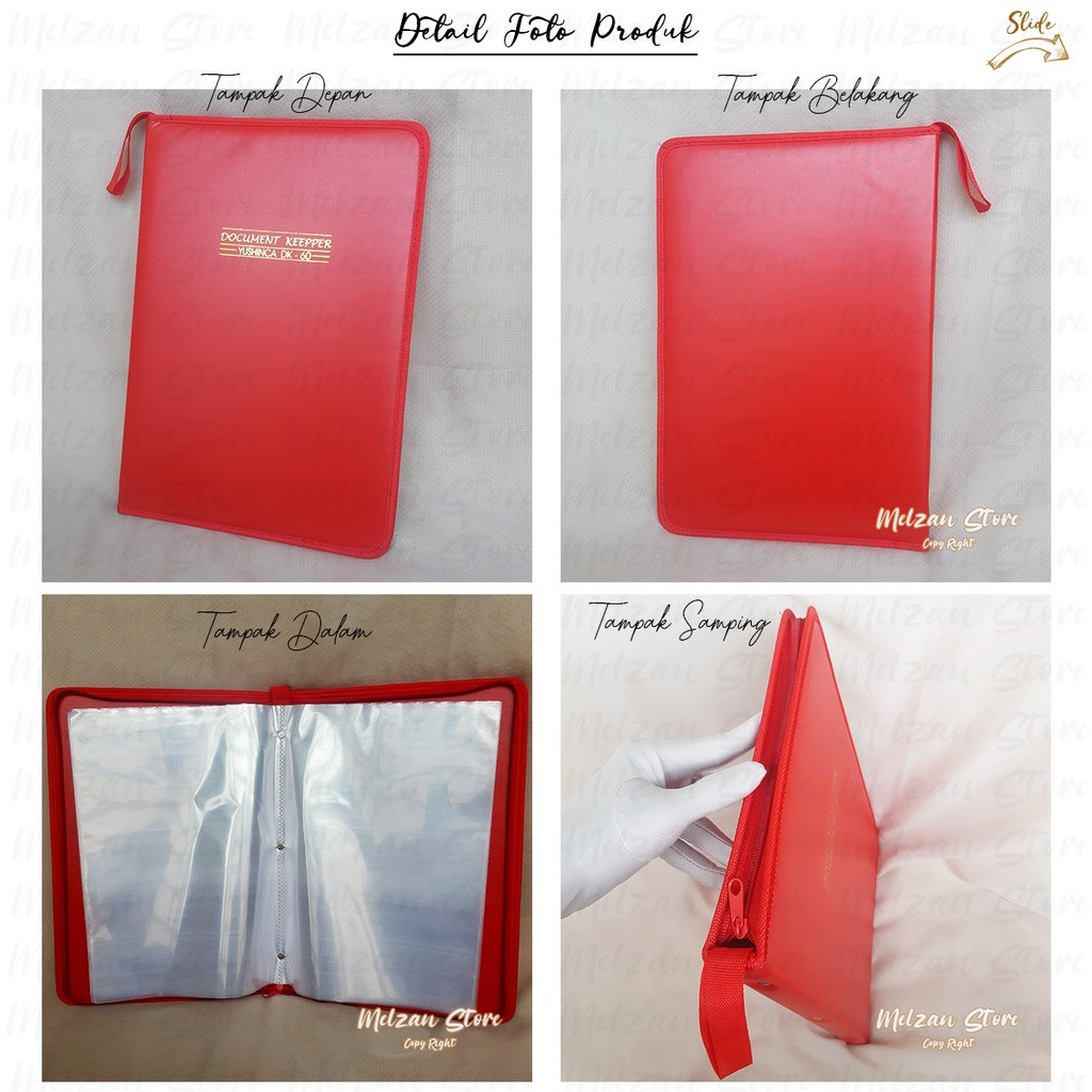 

Dokumen Keeper Resleting Anti Air 60 Lembar / Map Dokumen / Map Ijazah / Map Resleting / Dokumen