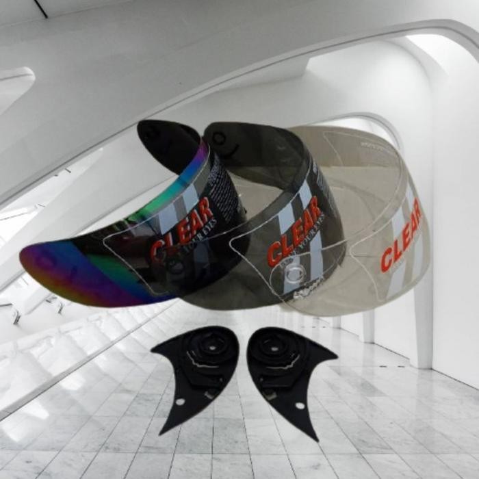 Kaca helm/ visor helm full face BMC Blade 200 star MDS sparta TRX standar Honda Full face (gratis