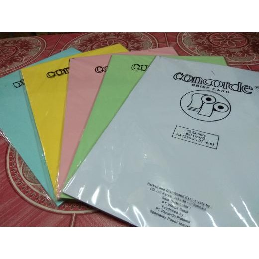 

Kertas Concorde (Brief Card)160Gr A4