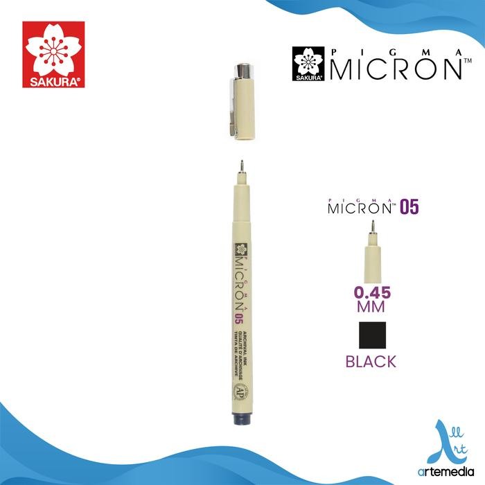

Drawing Pen Sakura Pigma Micron Set 3 Pigment Ink Pulpen Gambar