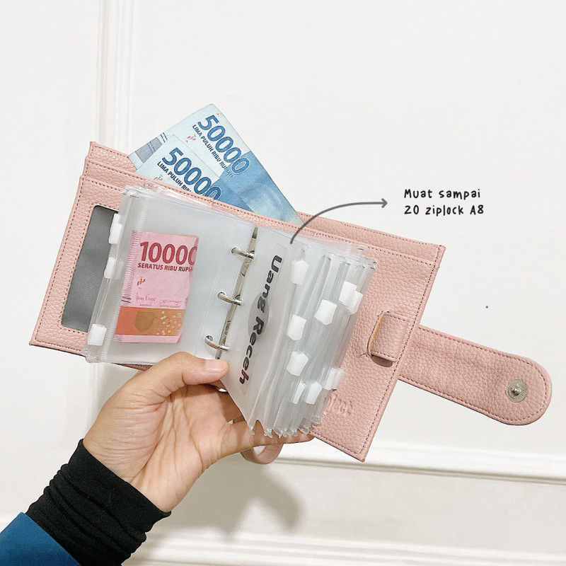 

[ VOL 14 ] binder A8 ring 3 dompet budgeting mini ala korea